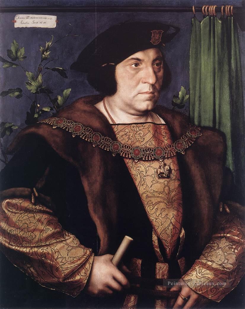 Portrait de Sir Henry Guildford Renaissance Hans Holbein le Jeune Peintures à l'huile